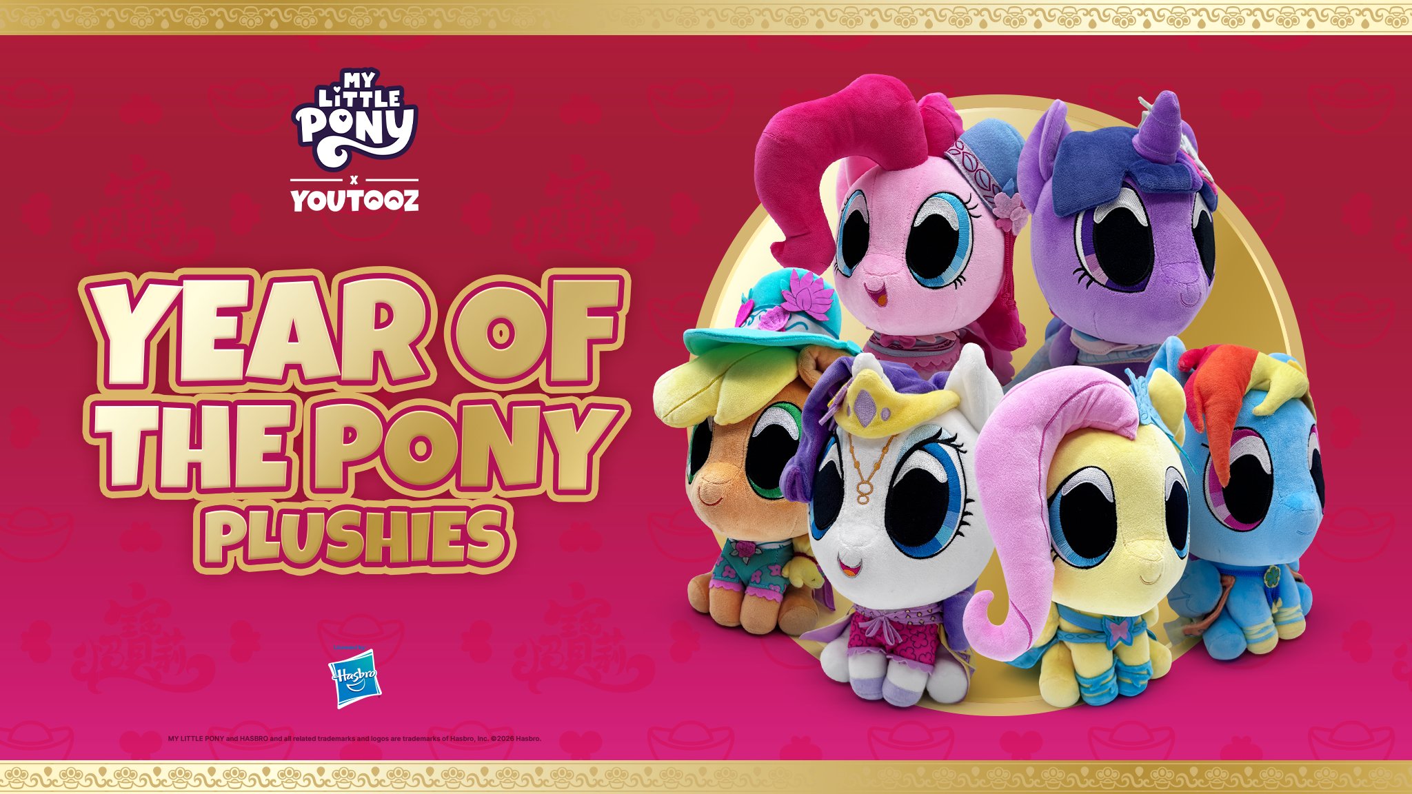 YOUTOOZ推出马年主题m6毛绒玩偶